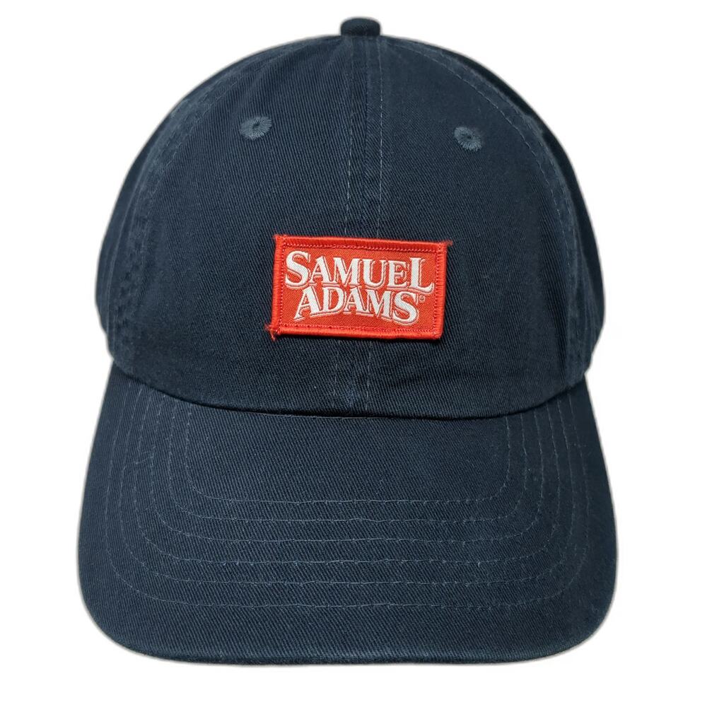 Samuel Adams Baseball Cap Blue One Size Slideback Cotton Beer Mascot Logo Hat